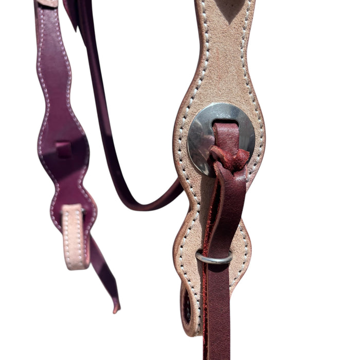 "THE RIFLEMAN" Headstall with Concho Quick Change