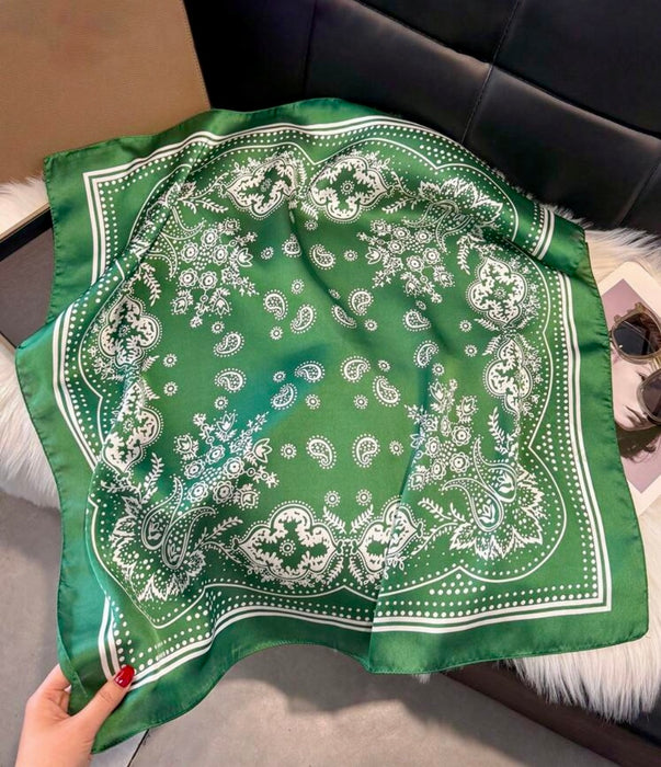 "FOREST" -  Paisley Neck Scarf