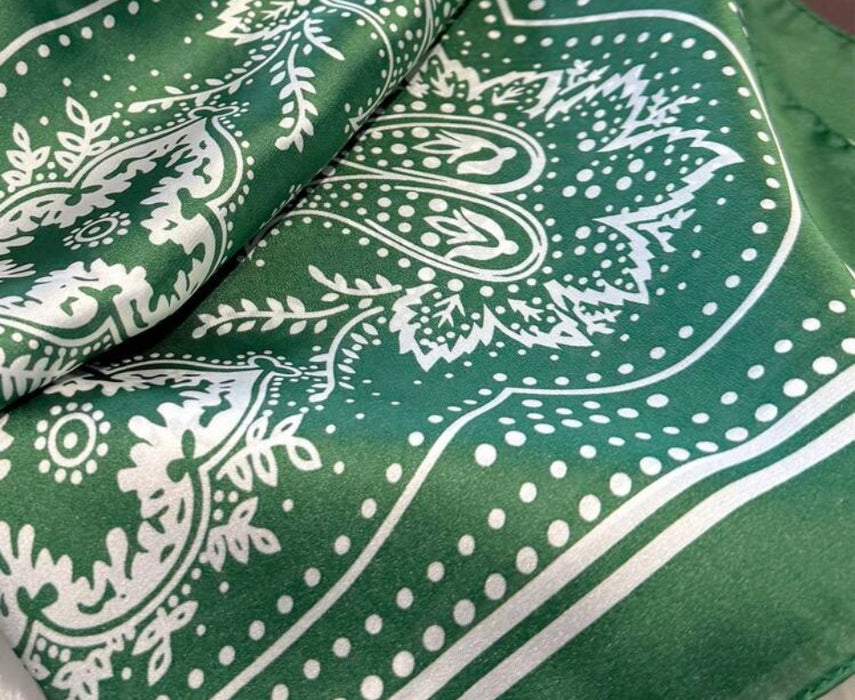 "FOREST" -  Paisley Neck Scarf