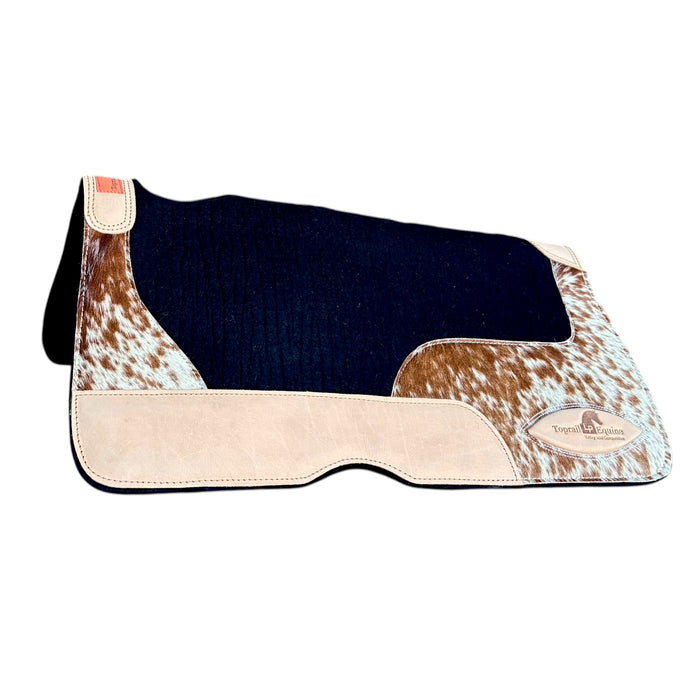 "MICKEY" Black Hair on Hide Pad - Toprail Equine
