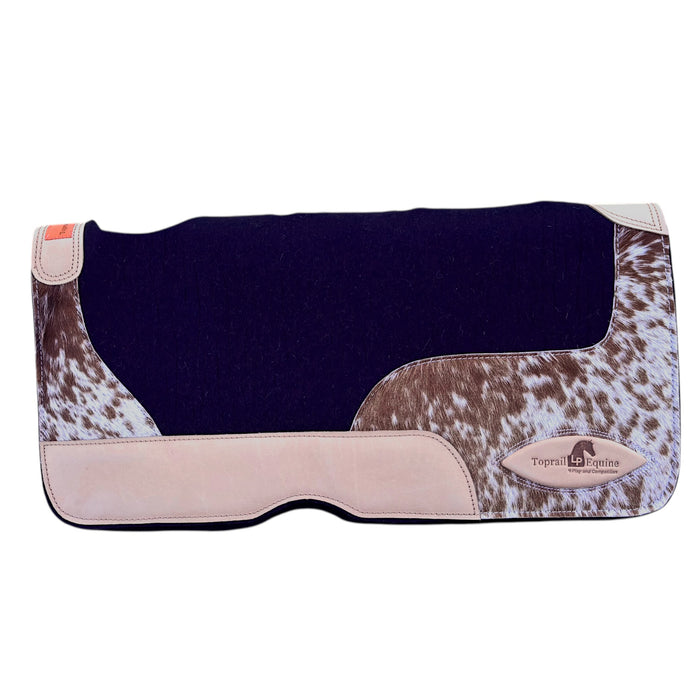 "MICKEY" Black Hair on Hide Pad - Toprail Equine