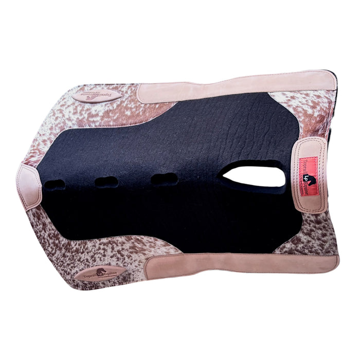 "MICKEY" Black Hair on Hide Pad - Toprail Equine