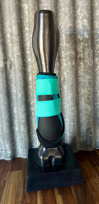 Sliderz Front Performance Protection Boots Turquoise - Med