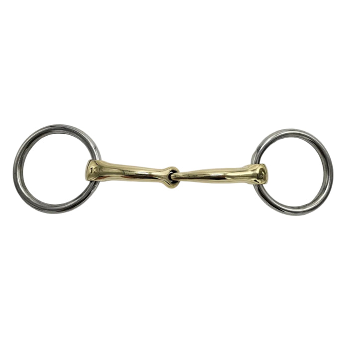 Weighted Loose Ring German Silver Snaffle