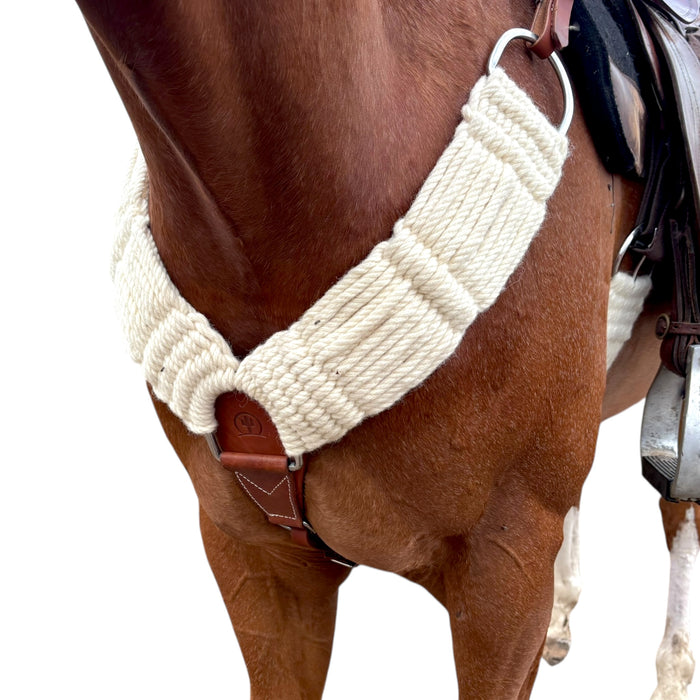 Cream Cord Breastcollar - Smooth Like Cactus