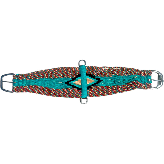 Turquoise Wool Cord Cinch - Smooth Like Cactus