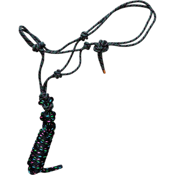 Multi-colour rope halter