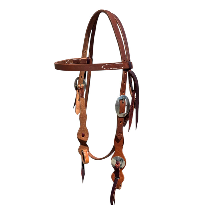 "THE RIFLEMAN" Headstall with Concho Quick Change