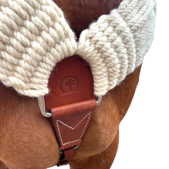 Cream Cord Breastcollar - Smooth Like Cactus