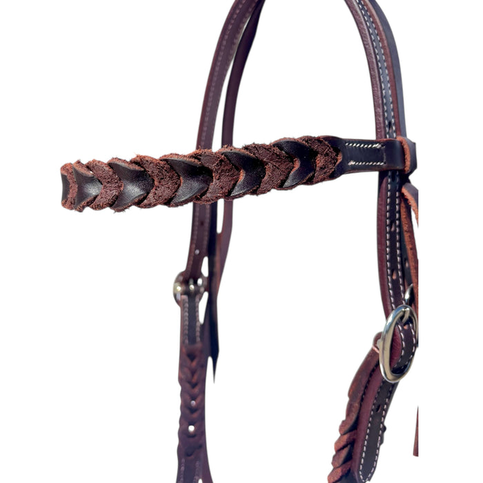 Wyoming fishplait Headstall