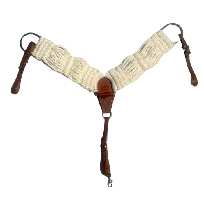 Cream Cord Breastcollar - Smooth Like Cactus