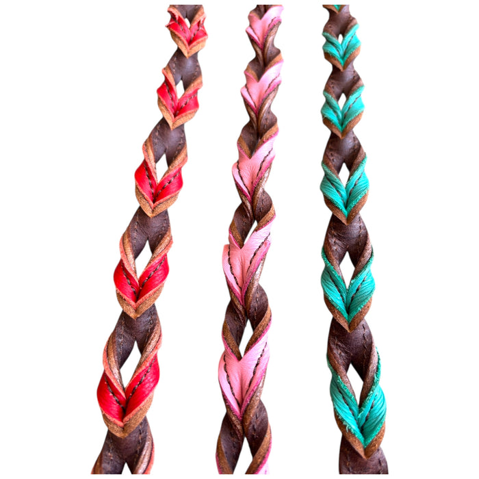 BLOOD KNOT BARREL ROPER REINS - Smooth Like Cactus