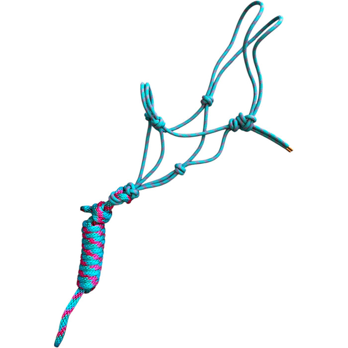 Multi-colour rope halter