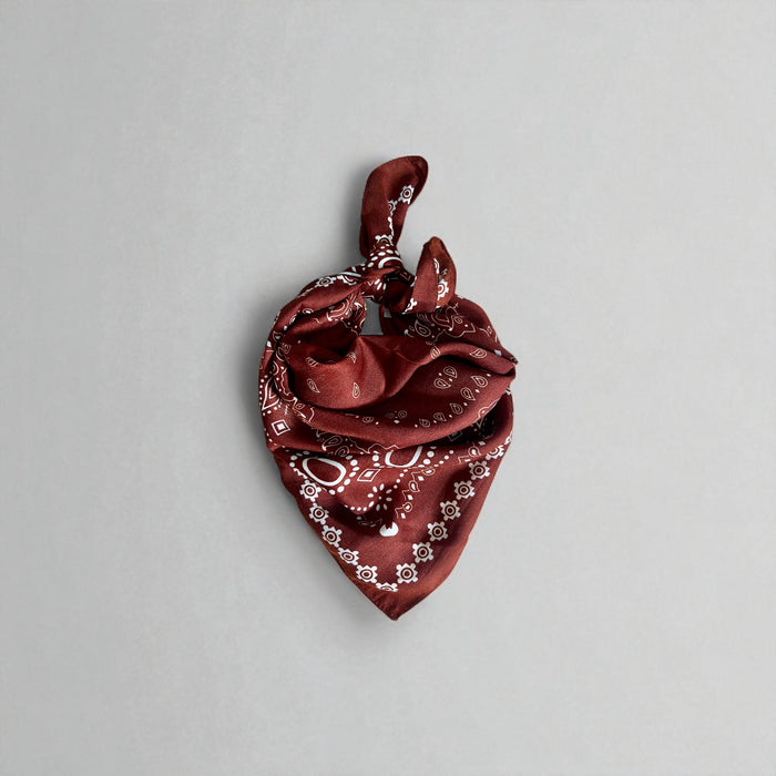 RANCH - Dark Rust Neck Scarf