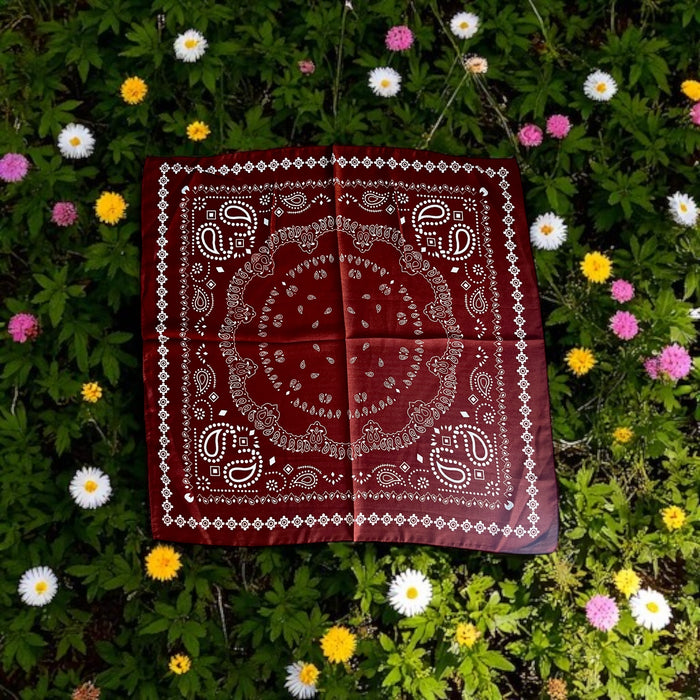 RANCH - Dark Rust Neck Scarf