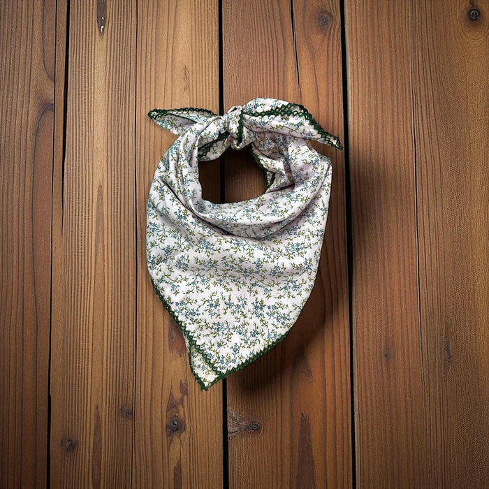 BACK PADDOCK -  Floral Neck Scarf - Pale Pink