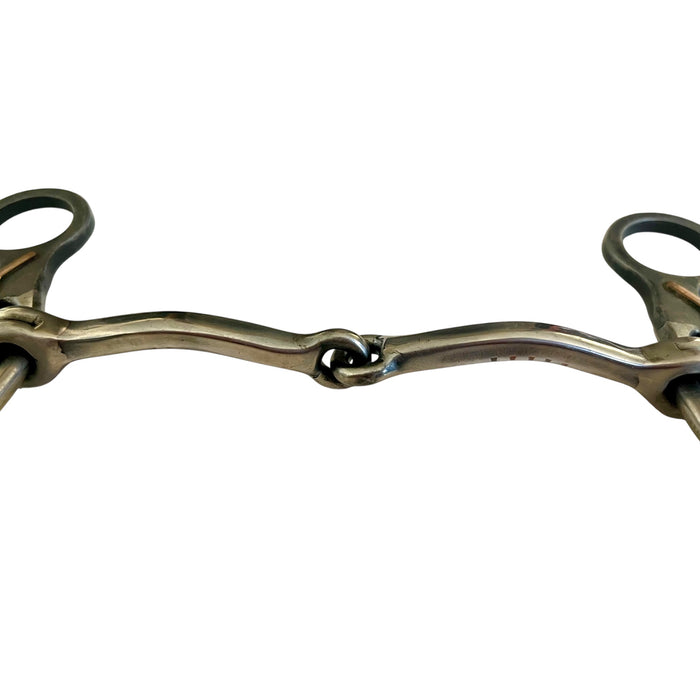 Western Shank Feather Squared Snaffle - Toprail Equine
