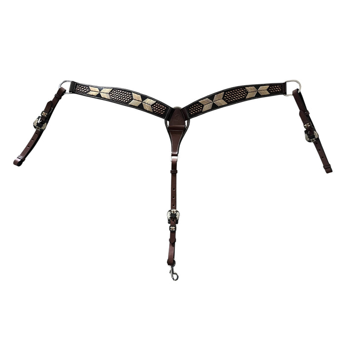 Commanche Arrow Breastcollar - Smooth Like Cactus