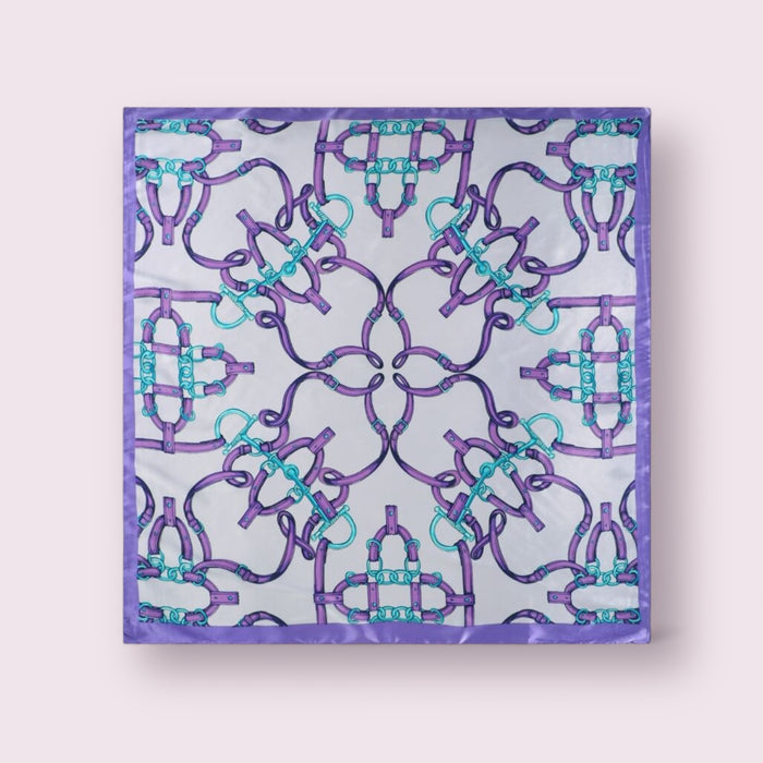 "THE HUNT" Mauve Wild Rag - 1773