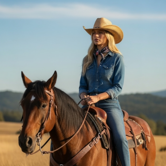 FOLKLORE BERRY - Neck Scarf - 1773
