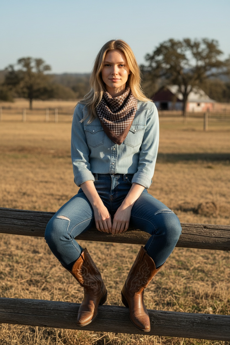 "OUTBACK - BROWN" Wild Rag - 1773