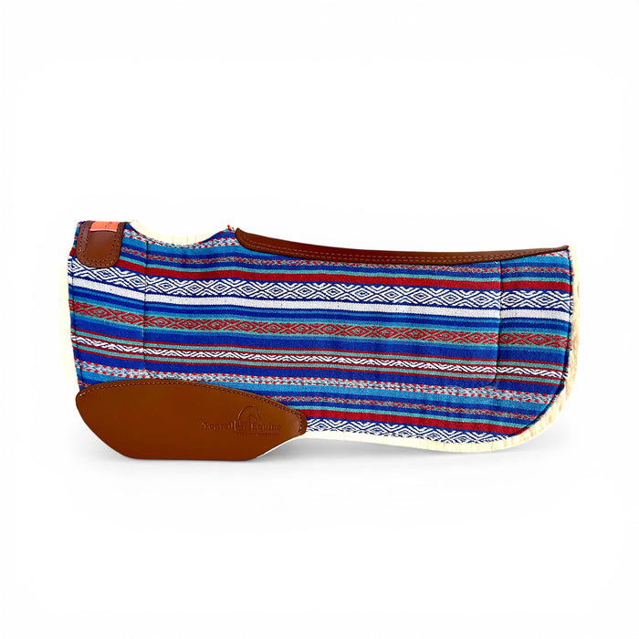 "HAPPY PAD" Kid's Saddle Pad - Blue - Toprail Equine