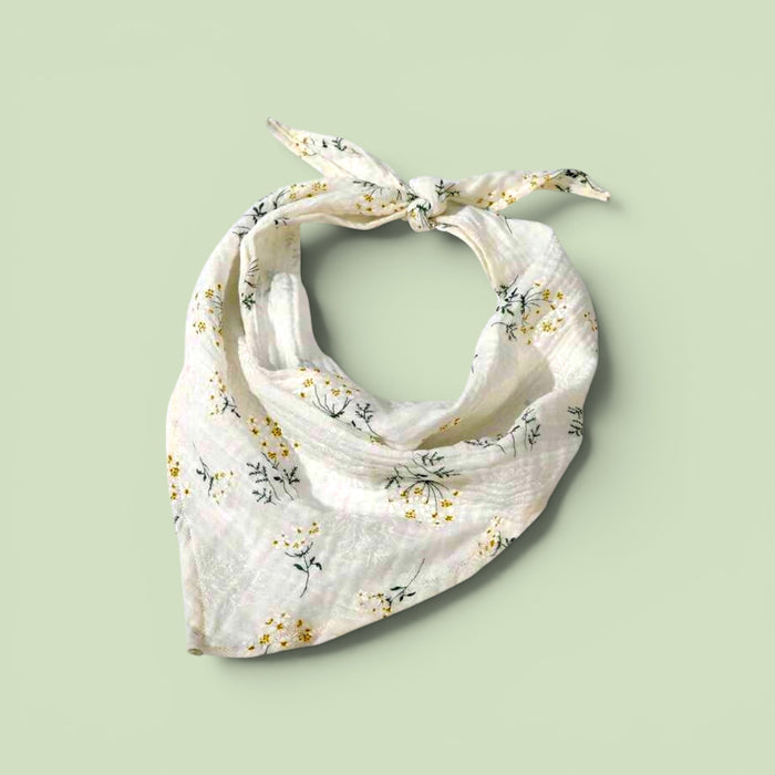 "SUMMER" White  - Neck Scarf/Kerchief - 1773