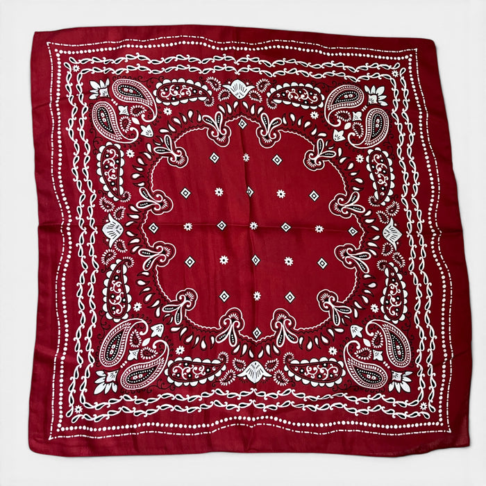 "RANCH" - Ruby Red Neck Scarf - 1773