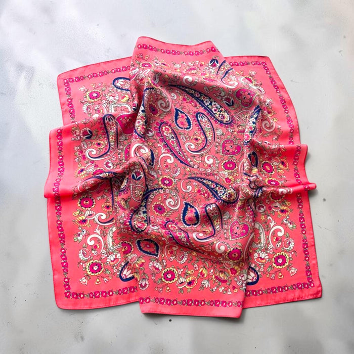 "PAISLEY PINK" Wild Rag - 1773