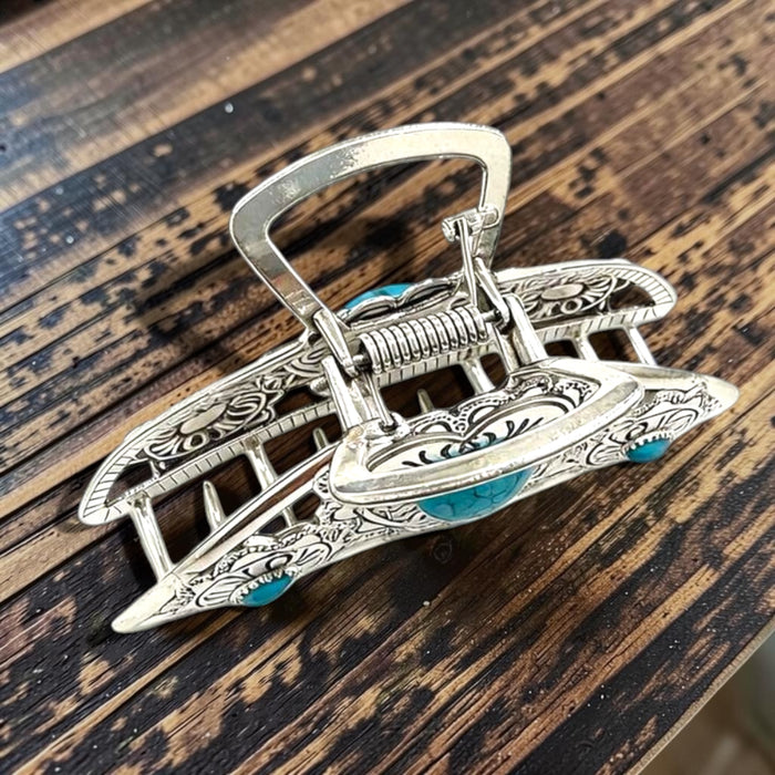 WESTERN CONCHO BUTTERFLY HAIR CLIP - 1773