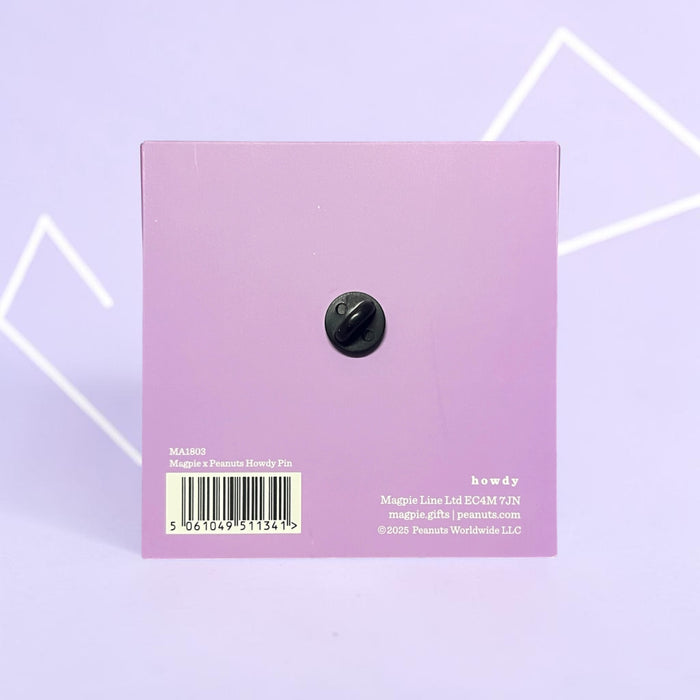 Cowboy Snoopy 'Howdy' Pin - Magpie