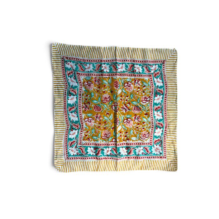100% FINE COTTON BANDANA - 'Sunshine' - 1773