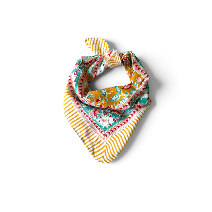 100% FINE COTTON BANDANA - 'Sunshine' - 1773