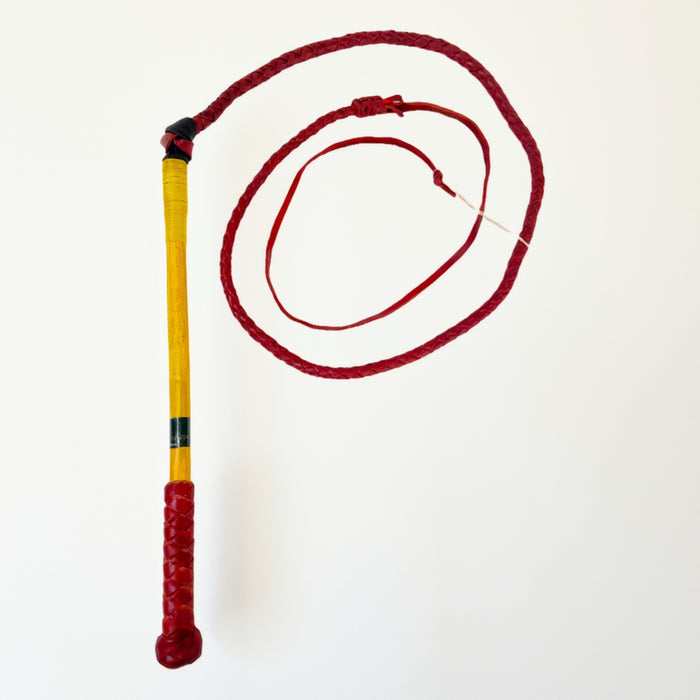 Redhide Stockwhip 4 Plaits