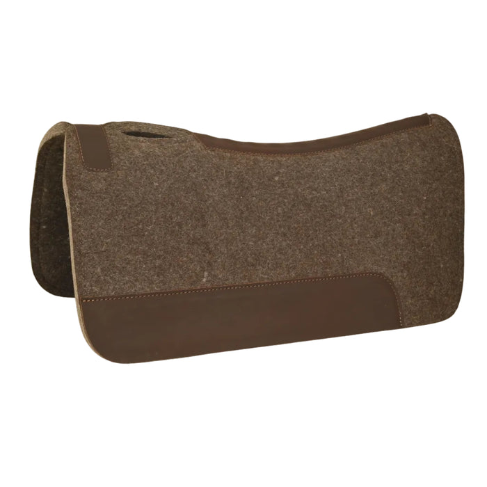 "DRAFTER FLEX" Contoured Woollen Saddle Pad - Smooth Like Cactus