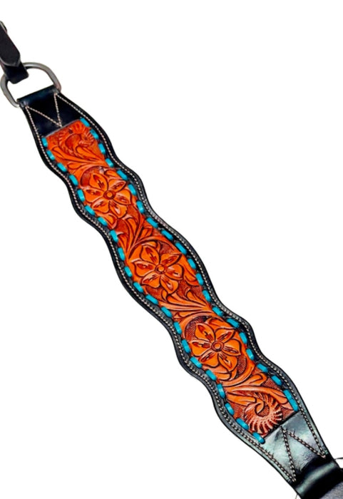 "BUCKSTICH" Breastplate with Turquoise Inlay - Smooth Like Cactus