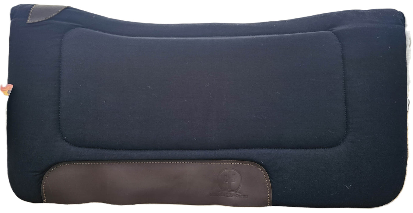 Contoured Pad with Canvas/ Black