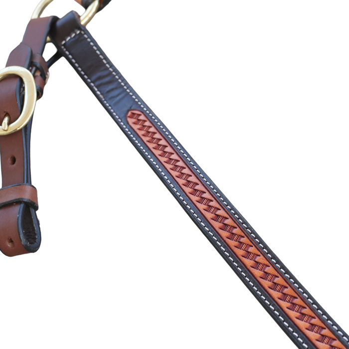 "BRIGALOW" Basket Stamped Breastplate