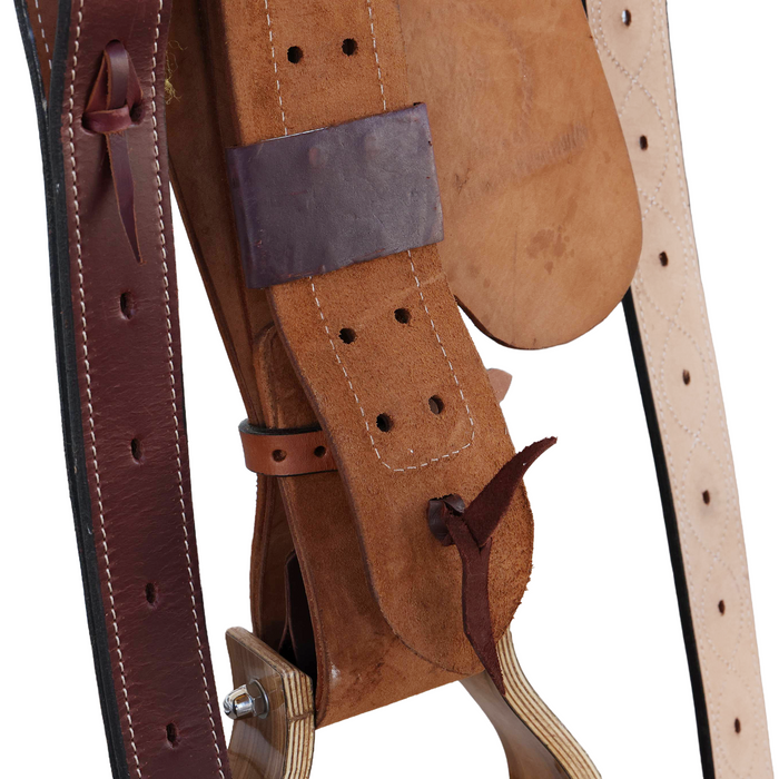 Texas Star conchos Cow horse saddle 15"