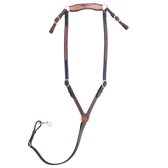 "BRIGALOW" Basket Stamped Breastplate