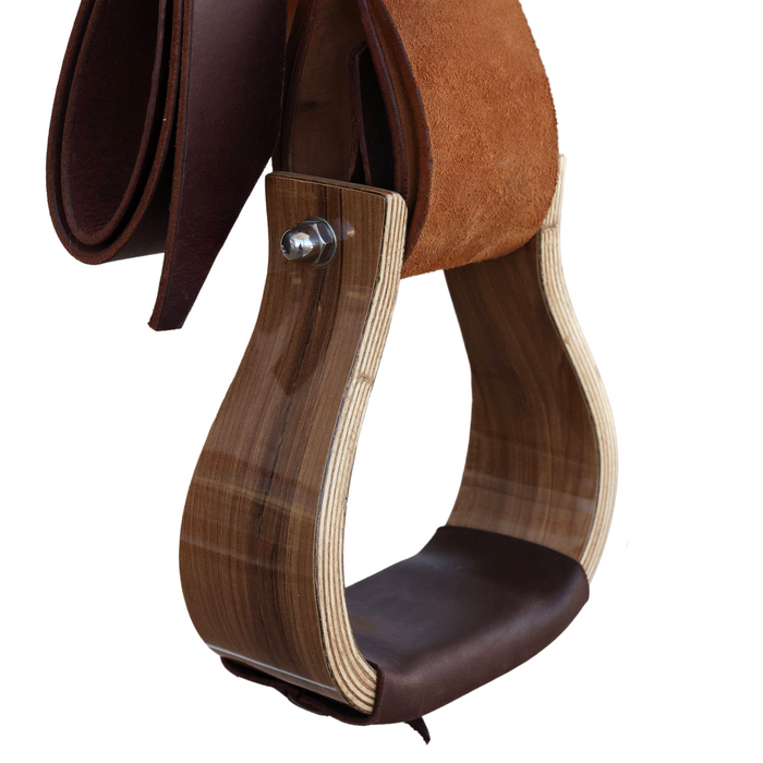 Texas Star conchos Cow horse saddle 15"