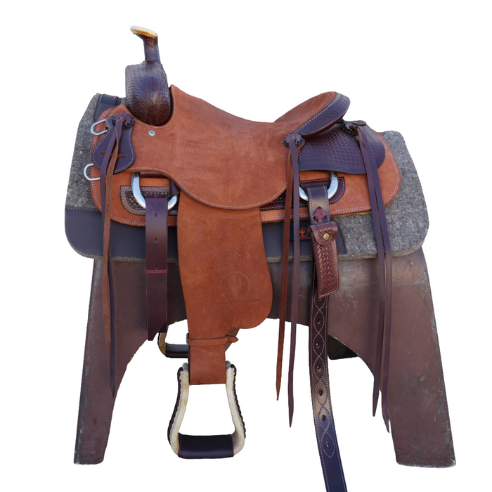 "Santiago Roper" Contoured Woollen Saddle Pad - Smooth Like Cactus