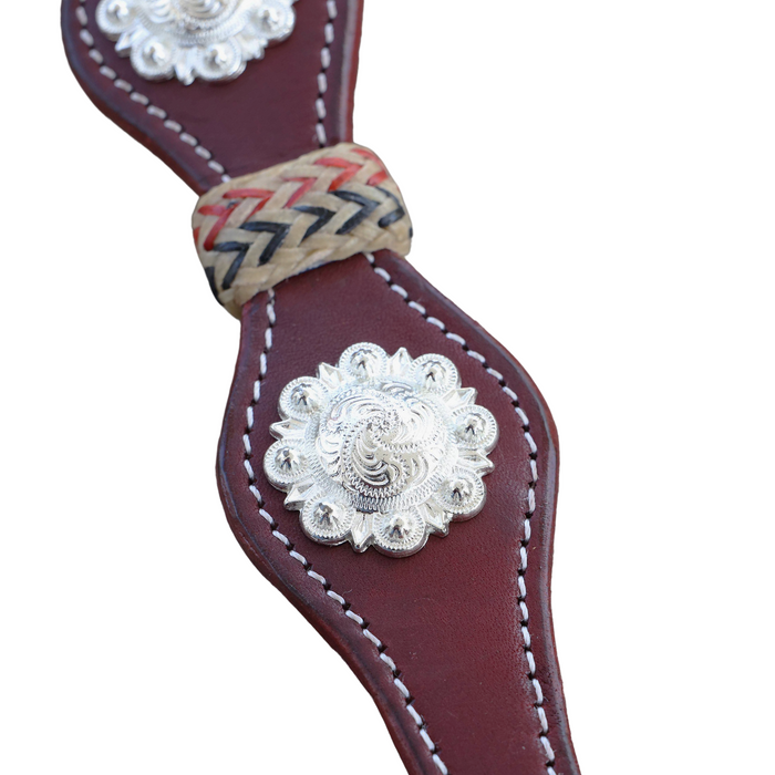 "SILVERTON" USA Leather Breastcollar - Smooth Like Cactus