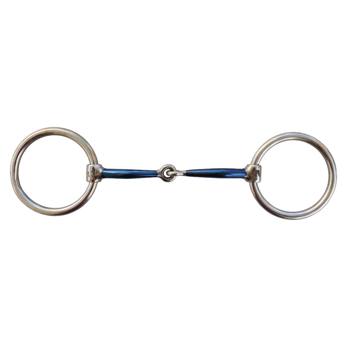 Weighted Loose ring Sweet Iron Snaffle with copper inlays