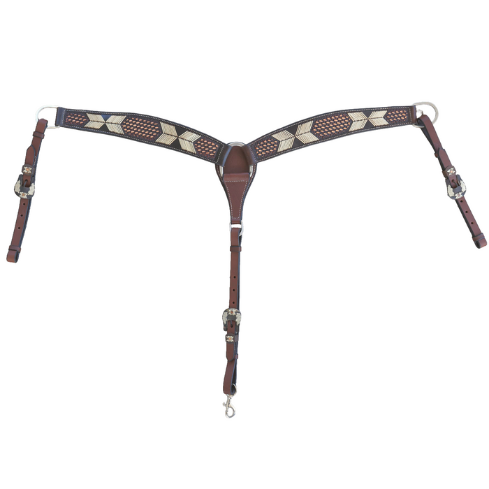 Commanche Arrow Breastcollar - Smooth Like Cactus