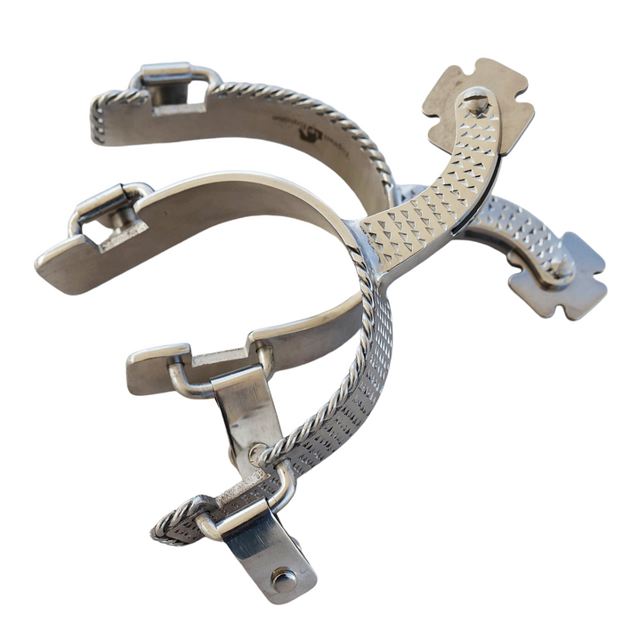 Zim World cup rasp polocrosse spur with rope border