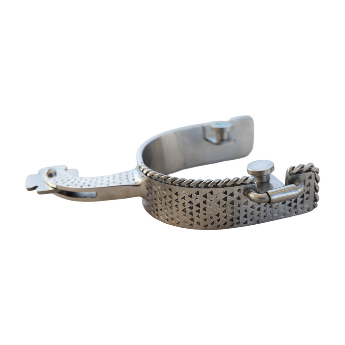 Zim World cup rasp polocrosse spur with rope border