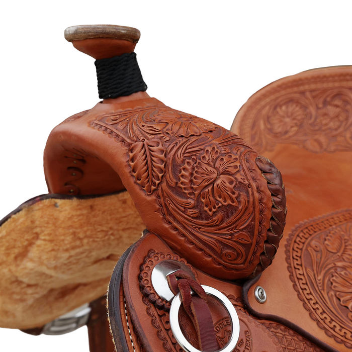 SRS Roping Saddle 15" - SRS Pilot Point Texas