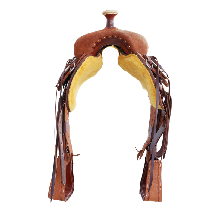 Full Rough Out Ranch Roping Saddle 15"