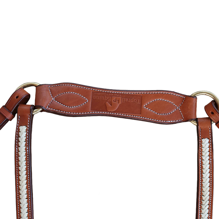Breastplate with Rawhide Plait -Full